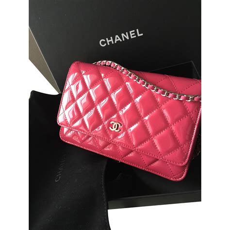 pink chanel wallet on a chain|where to buy Chanel wallet.